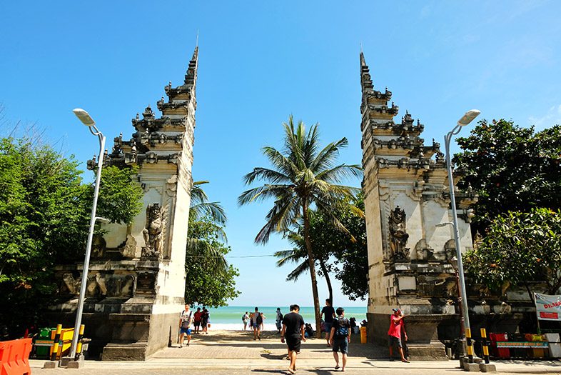 Kuta Beach gate, Bali