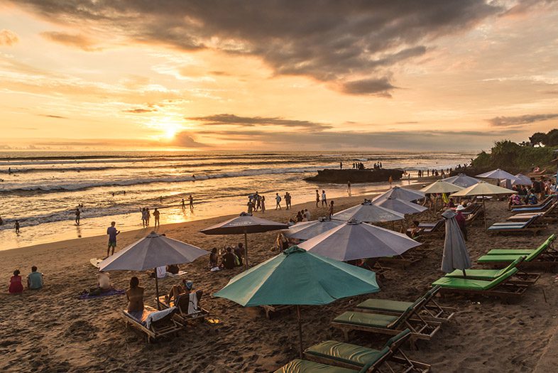 Pantai Batu Bolong di Canggu