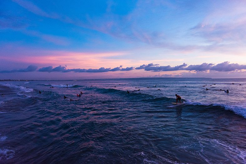 Surfing, Canggu