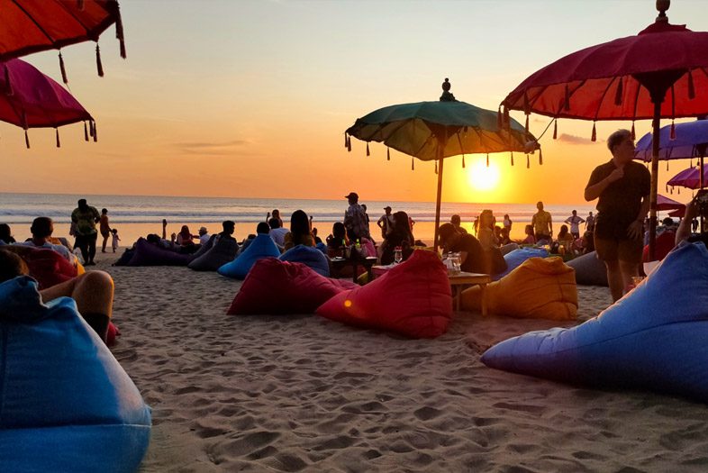 Sunset di Pantai Double Six, Seminyak