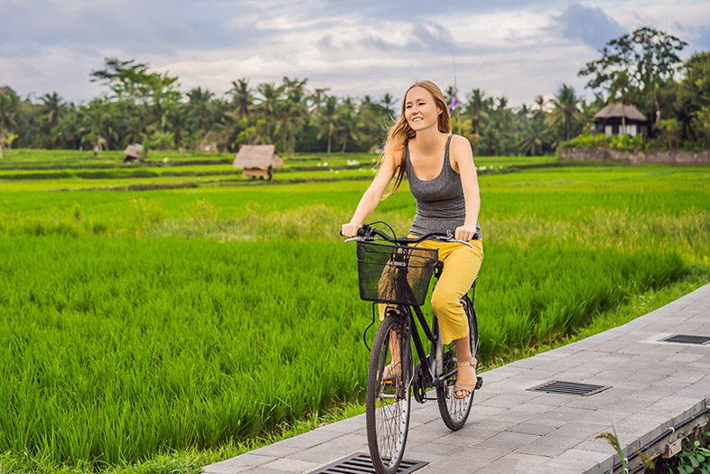 Naik Sepeda, Ubud