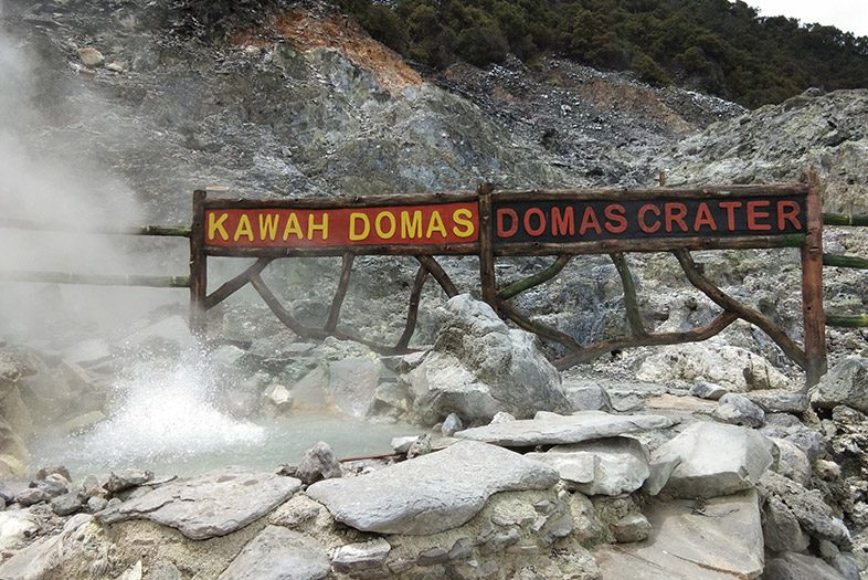 Kawah Domas, Tangkuban Perahu